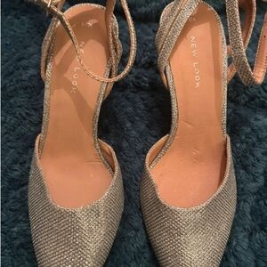New Look Glittering Silver Women's Heels